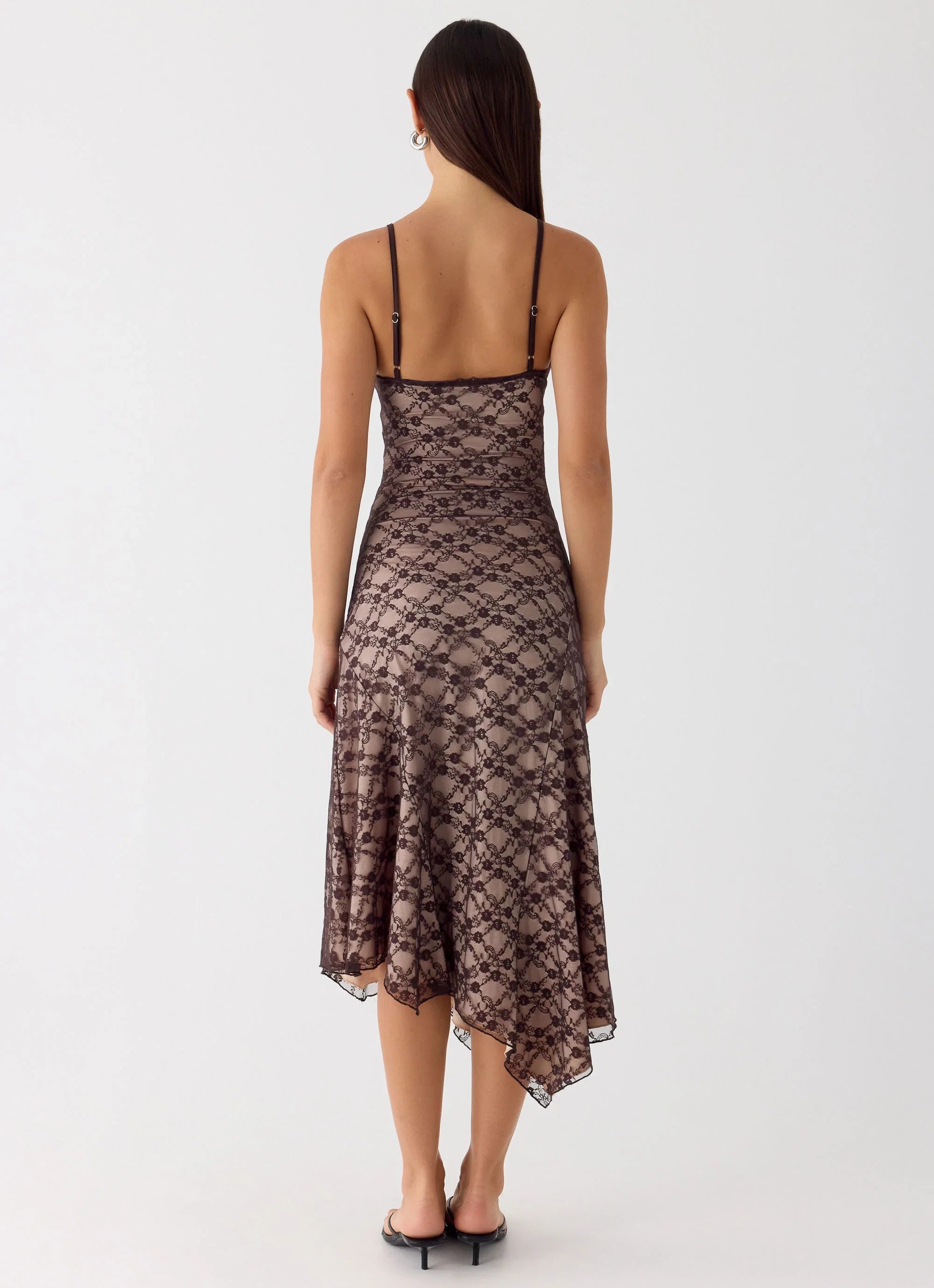Amelia Midi Dress Chocolate
