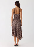 Amelia Midi Dress Chocolate