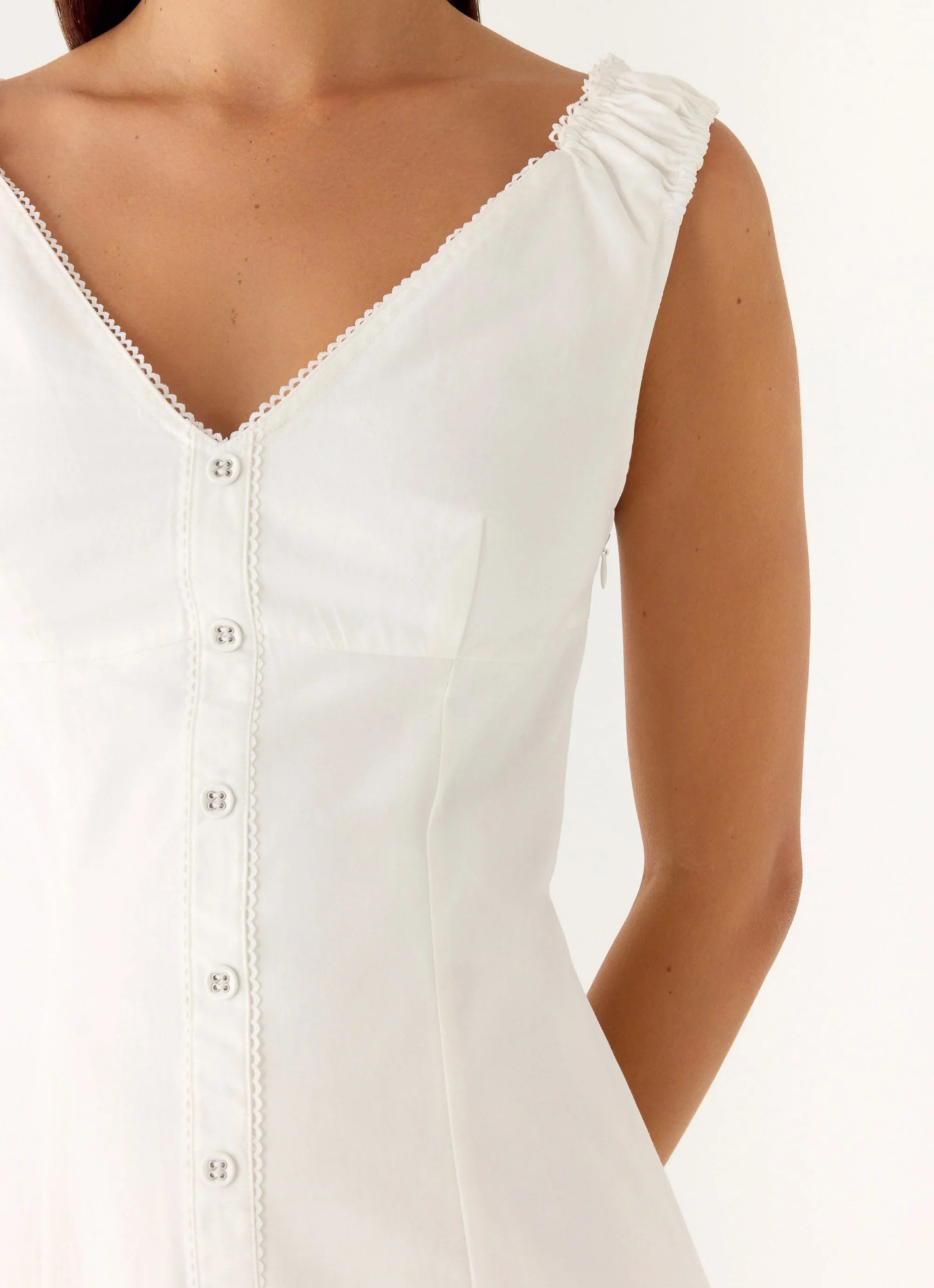 Drift Mini Dress White