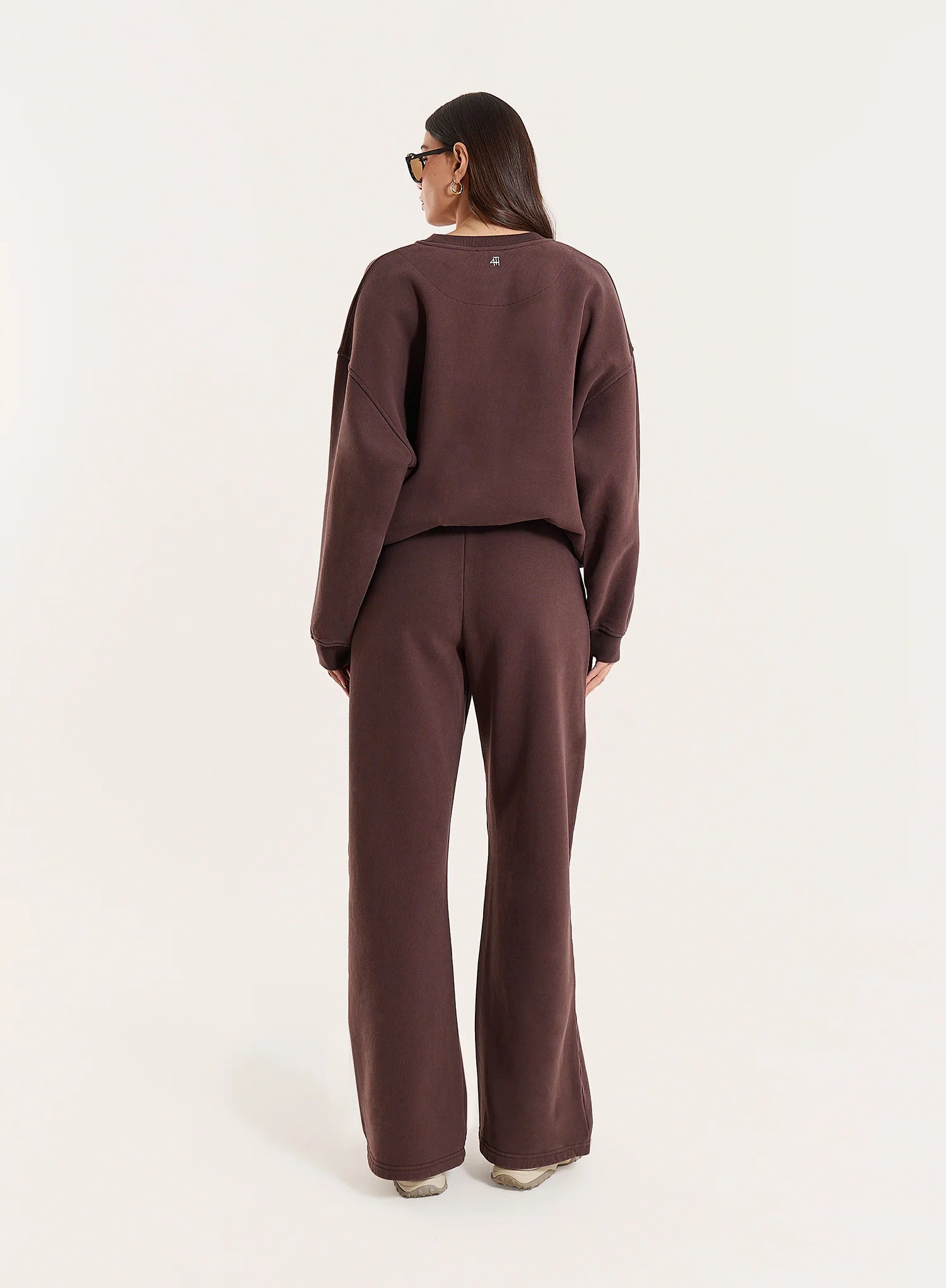 Chocolate Fourth Branded Oversized Sweatshirt