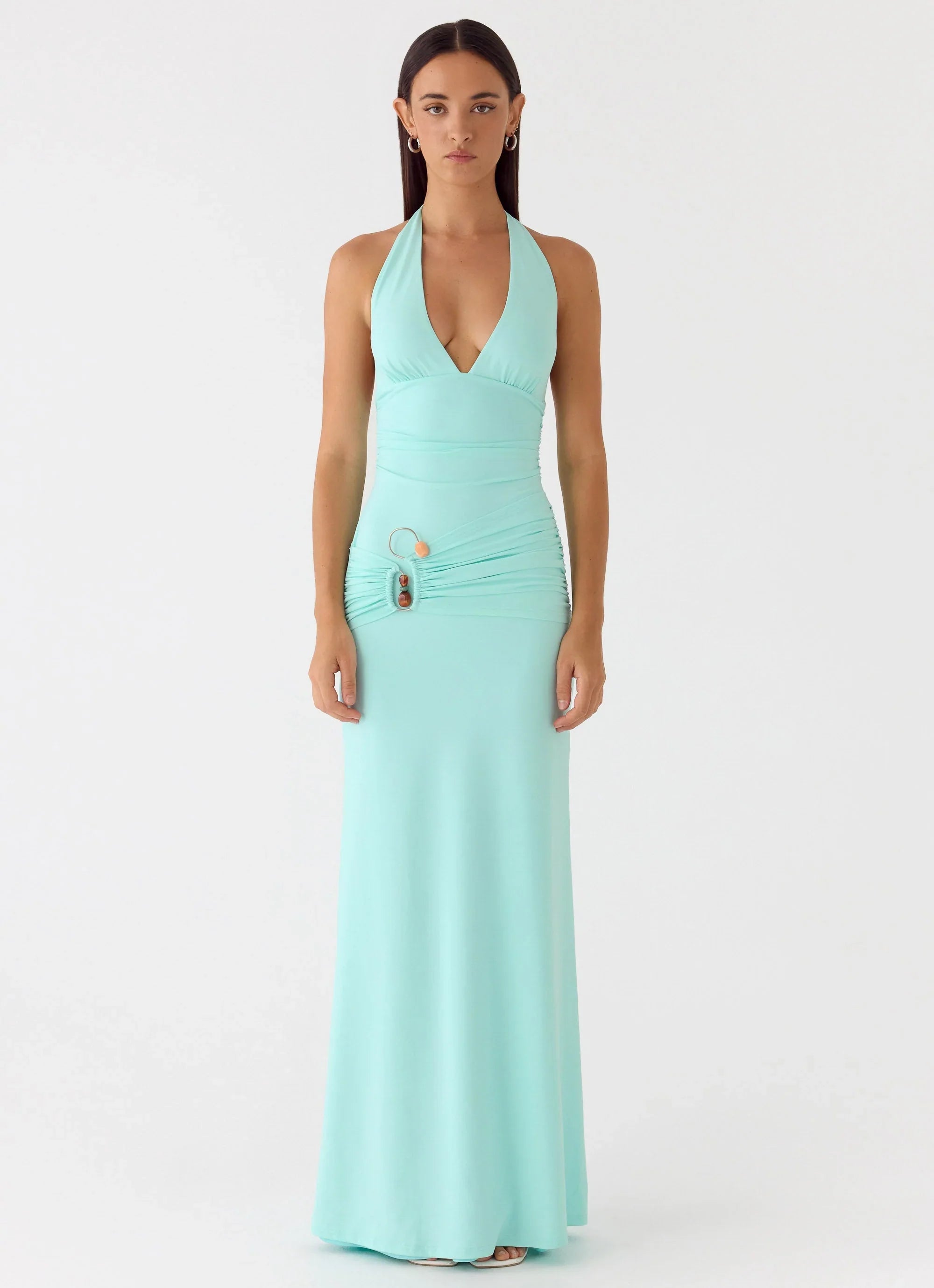 Rhia Halter Maxi Dress Mint