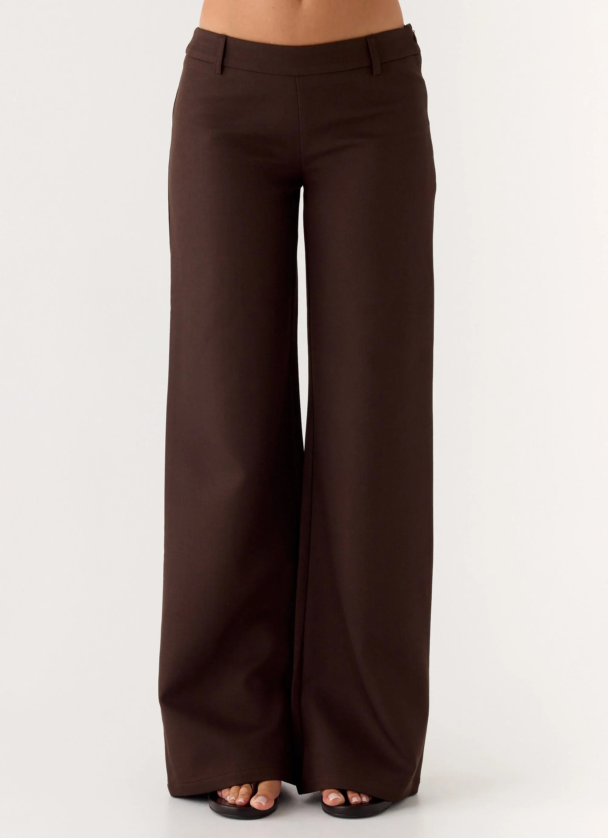 Hot as Ice Low Rise Pants Chocolate
