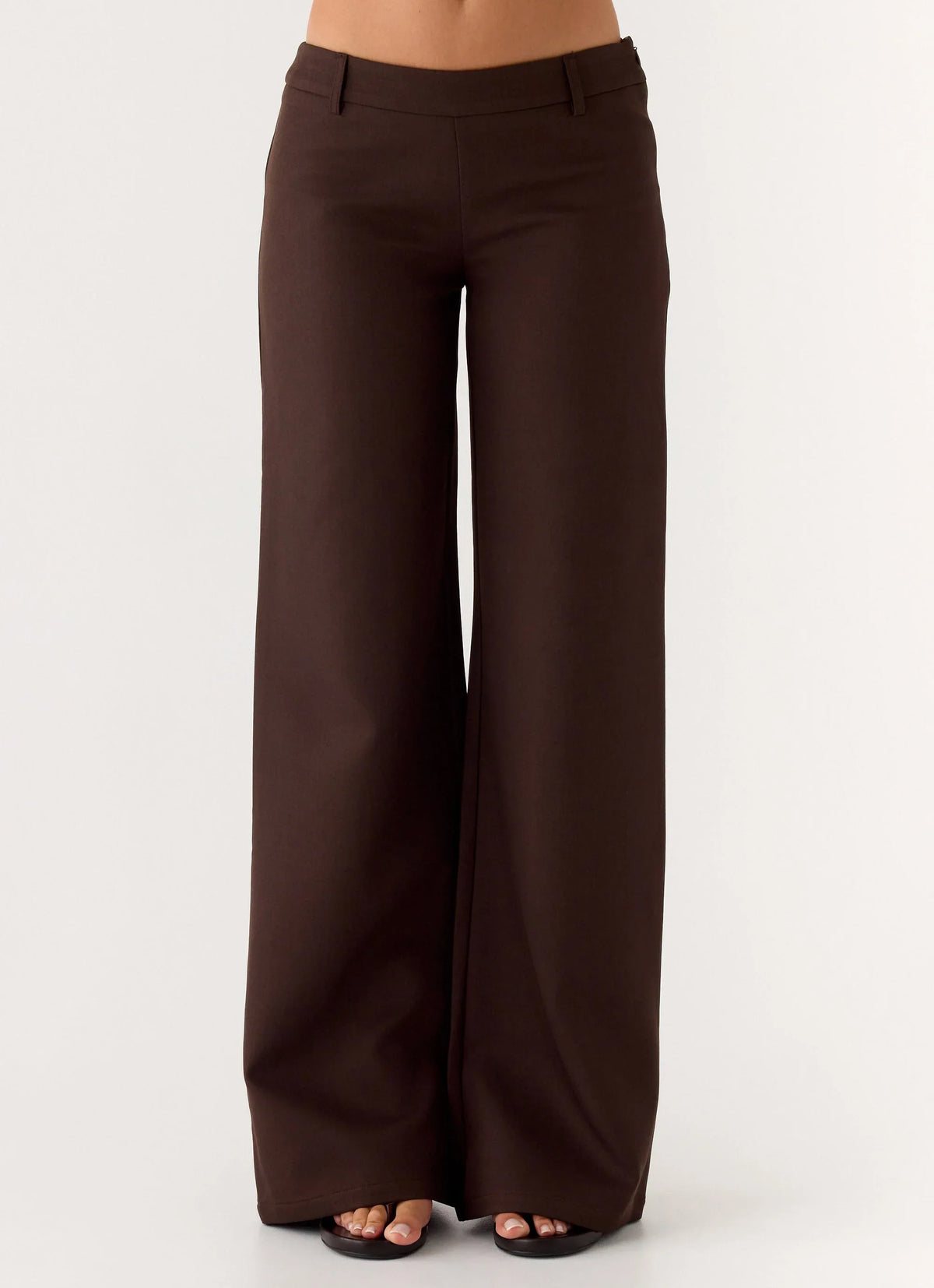 Hot as Ice Low Rise Pants Chocolate