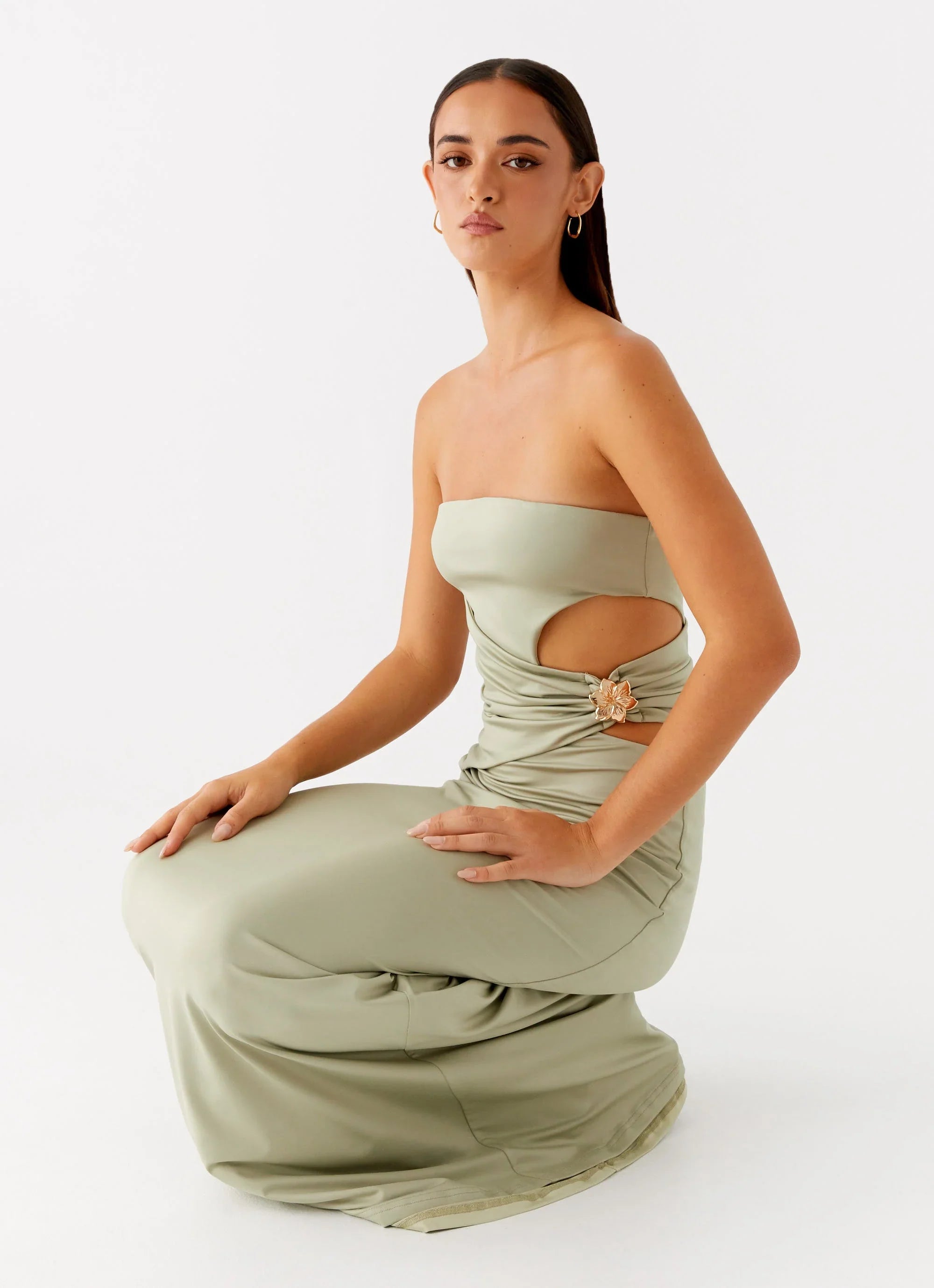 Anetta Maxi Dress Sage