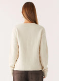 Vera Knit Cardigan Ivory