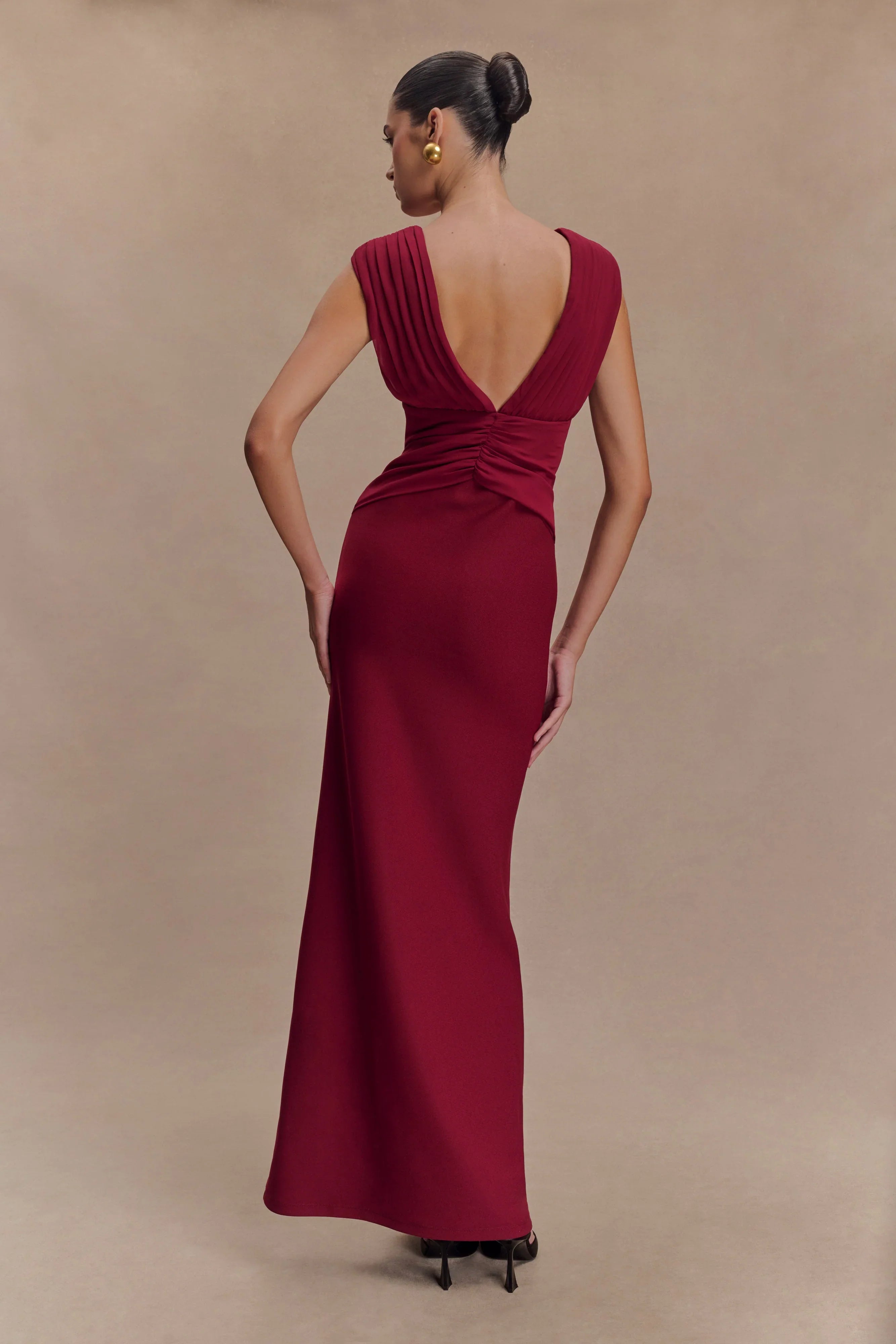 Monique Maxi Dress Plum