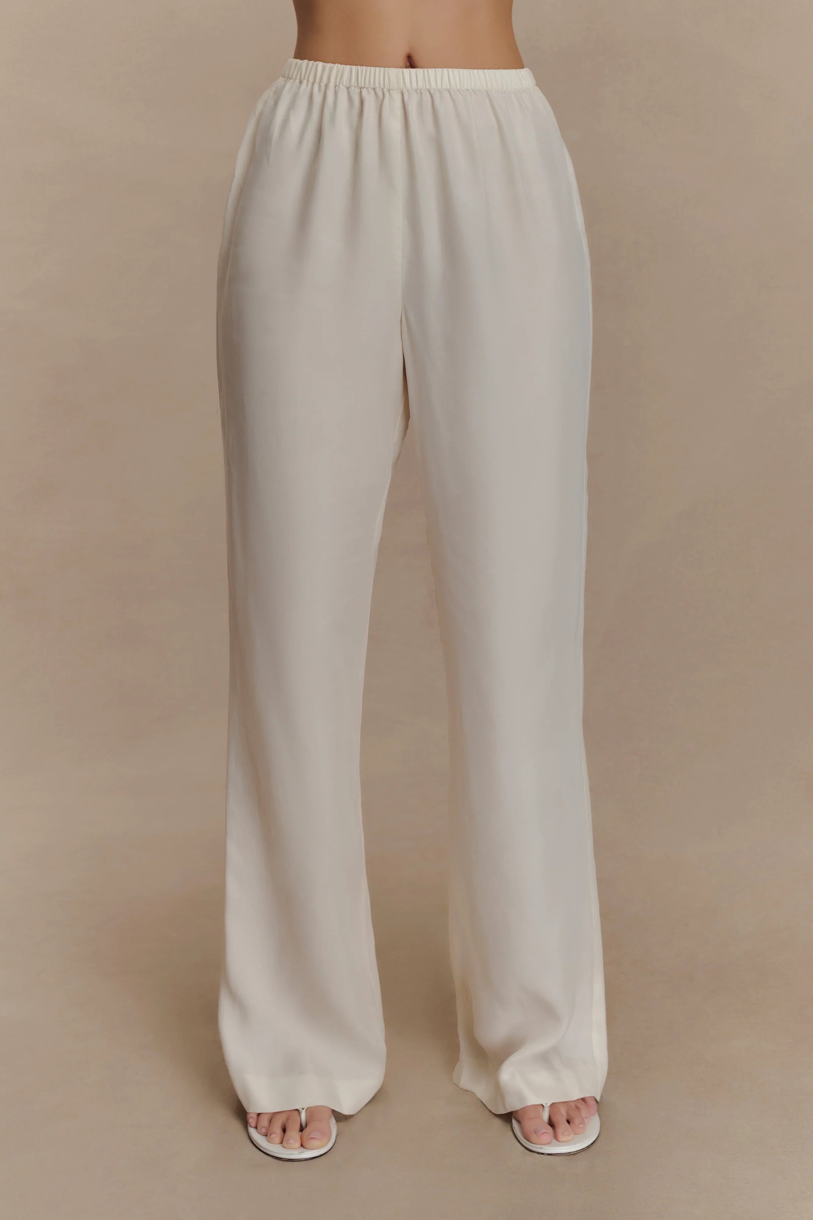 Violeta Straight Leg Pant Ivory