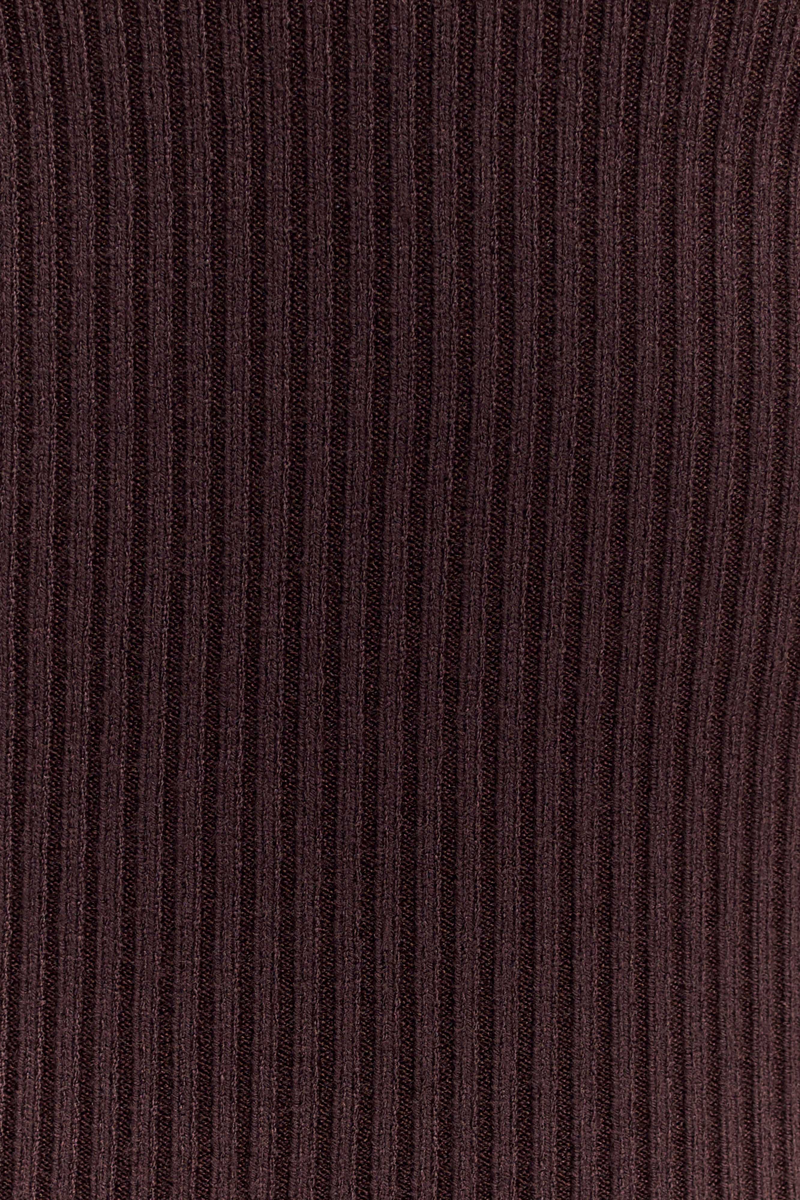 Natalya Ribbed Knit Cami Top Dark Chocolate