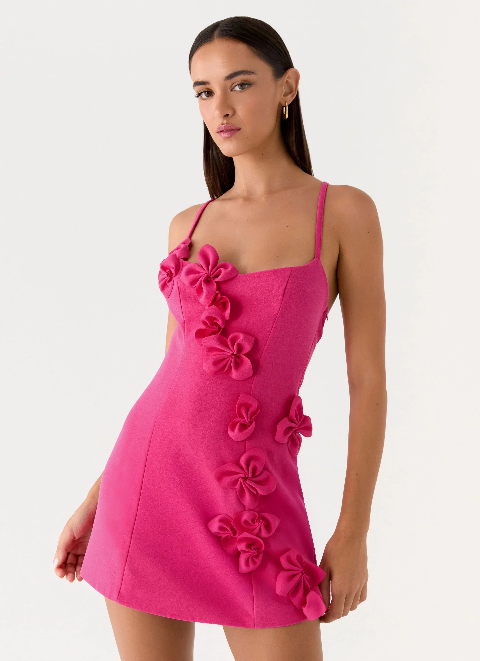 Avenya Mini Dress Fuchsia