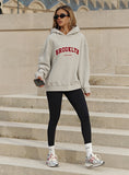 Grey Marl Brooklyn Oversized Hoodie