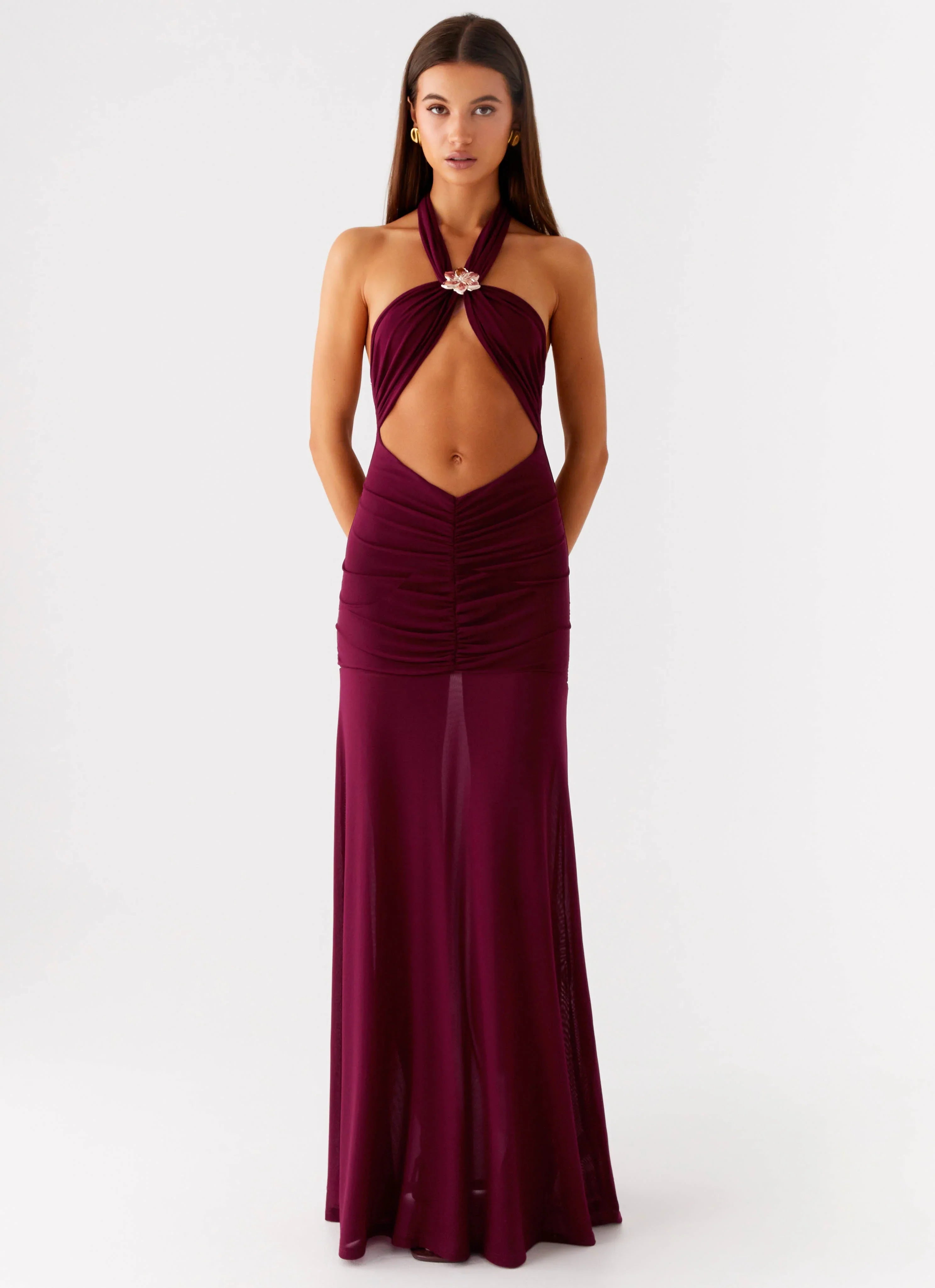 Deltina Maxi Dress Boysenberry