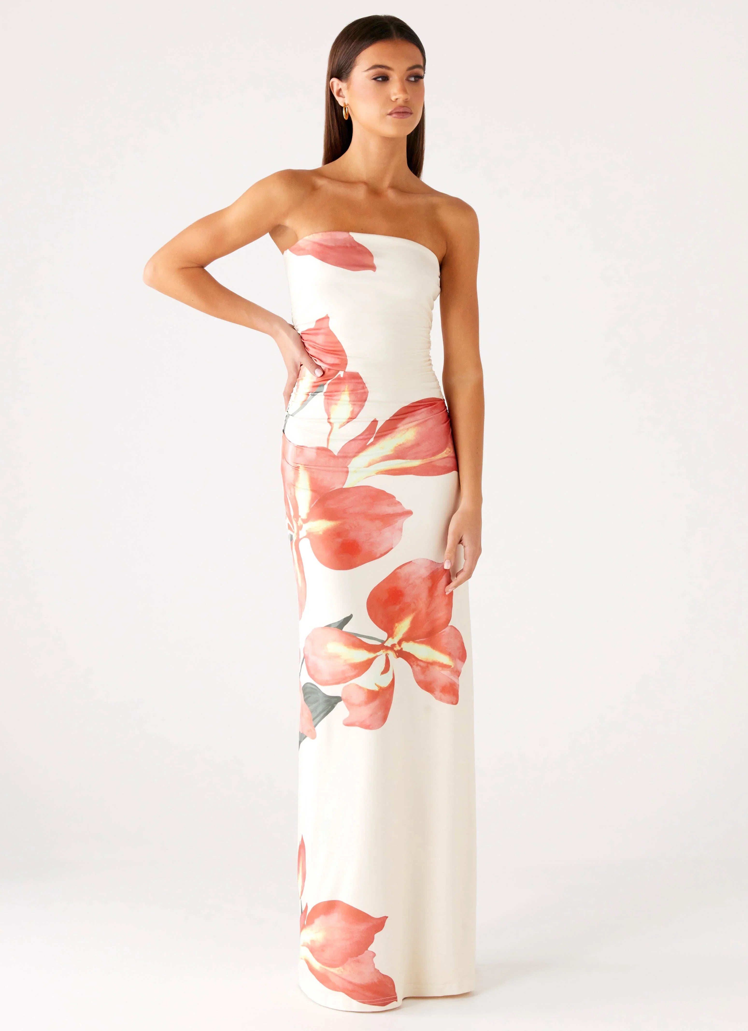 Bellanca Strapless Maxi Dress Siena Floral