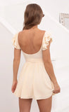 Ruffle Sleeve Dress in Desert