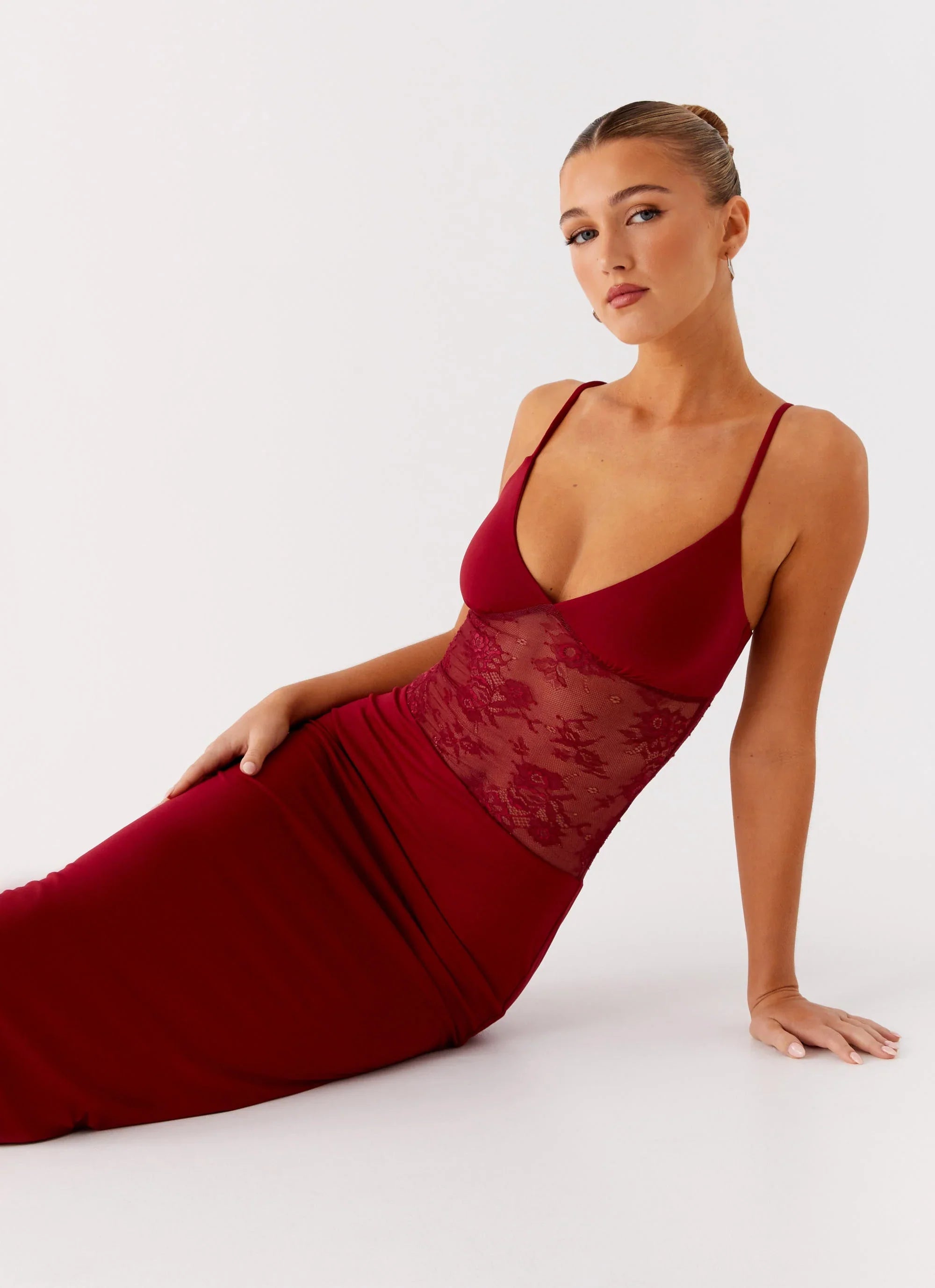 Envy Maxi Dress Maroon
