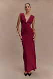 Monique Maxi Dress Plum