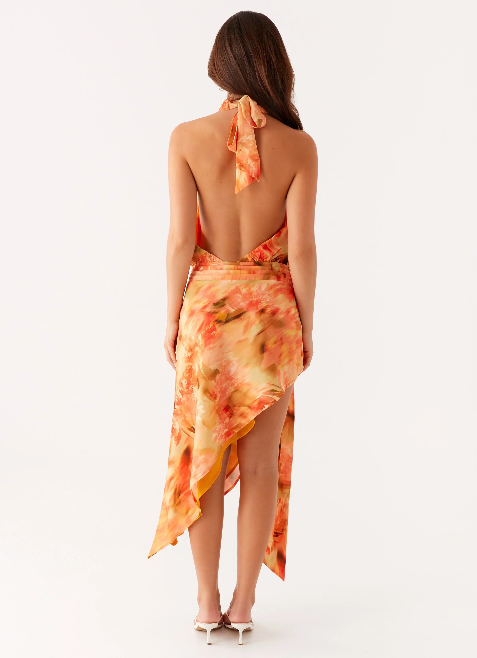 Lou Midi Dress Sunset Floral