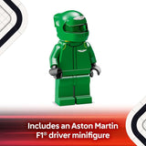 LEGO Speed Champions Aston Martin Aramco F1 AMR24 Race Car Toy Building Set for Kids Boys Girls Ages 10 Toy Car for F1 Fans Gift Idea for Birthday 77245