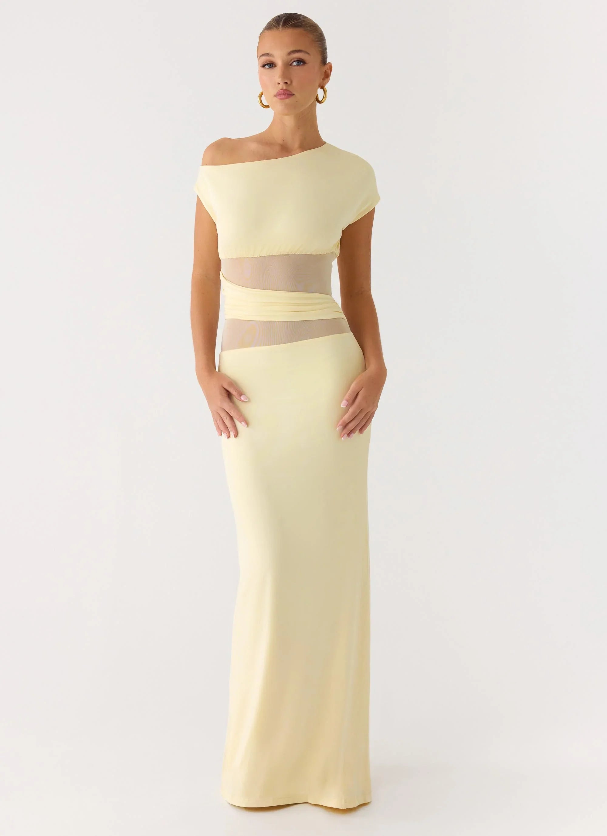 Like Honey Maxi Dress Butter Yellow