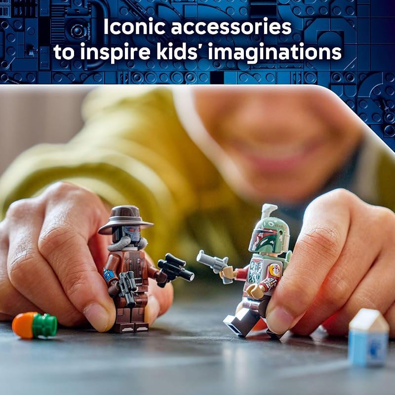 LEGO Star Wars Juguetes de construcción del vehículo espacial de Cobb Vanth para niños y niñas Juego de simulación para niños y fanáticos a partir de 7 años Regalo para cumpleaños Con