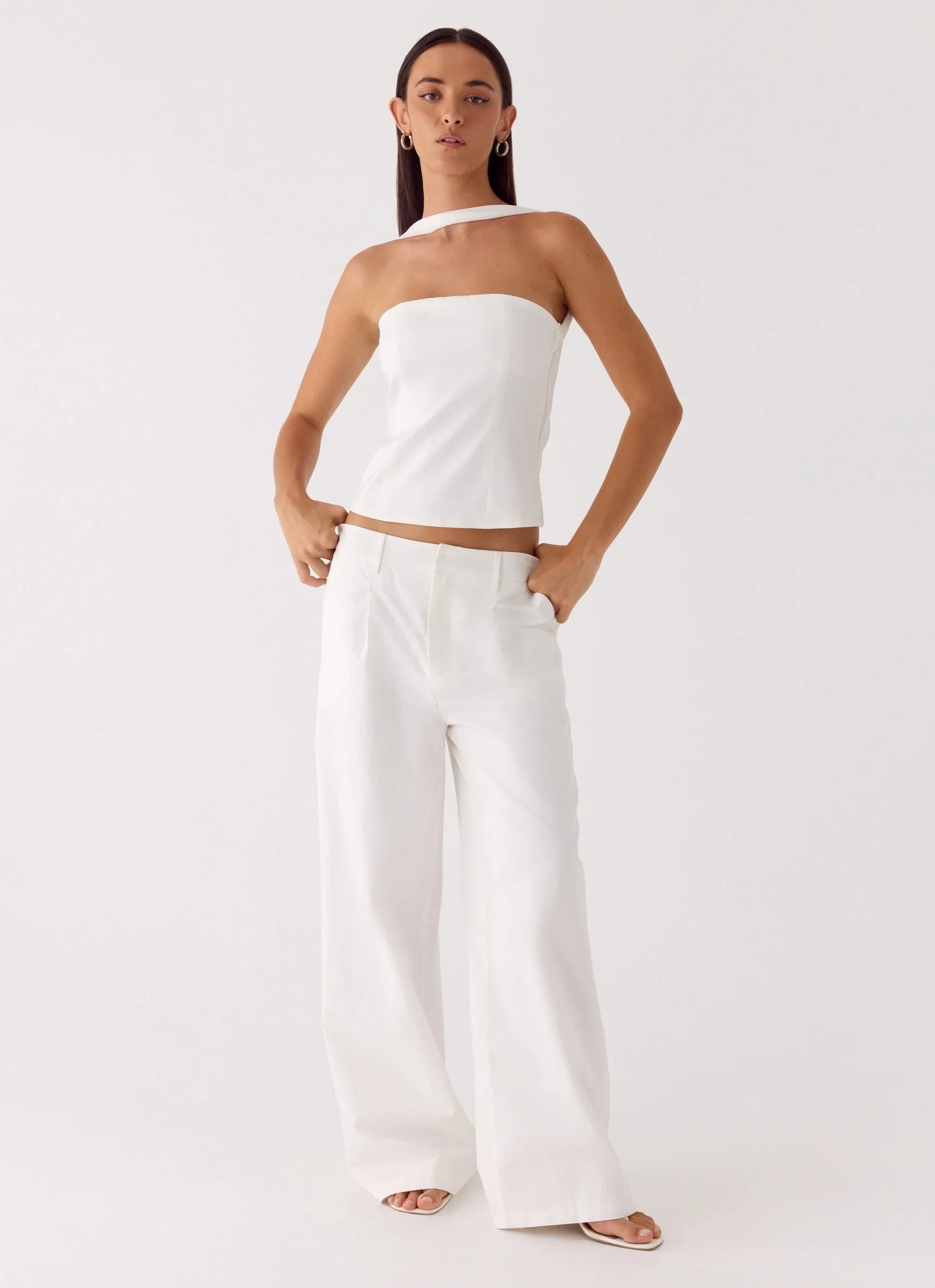 Emilia Pant White