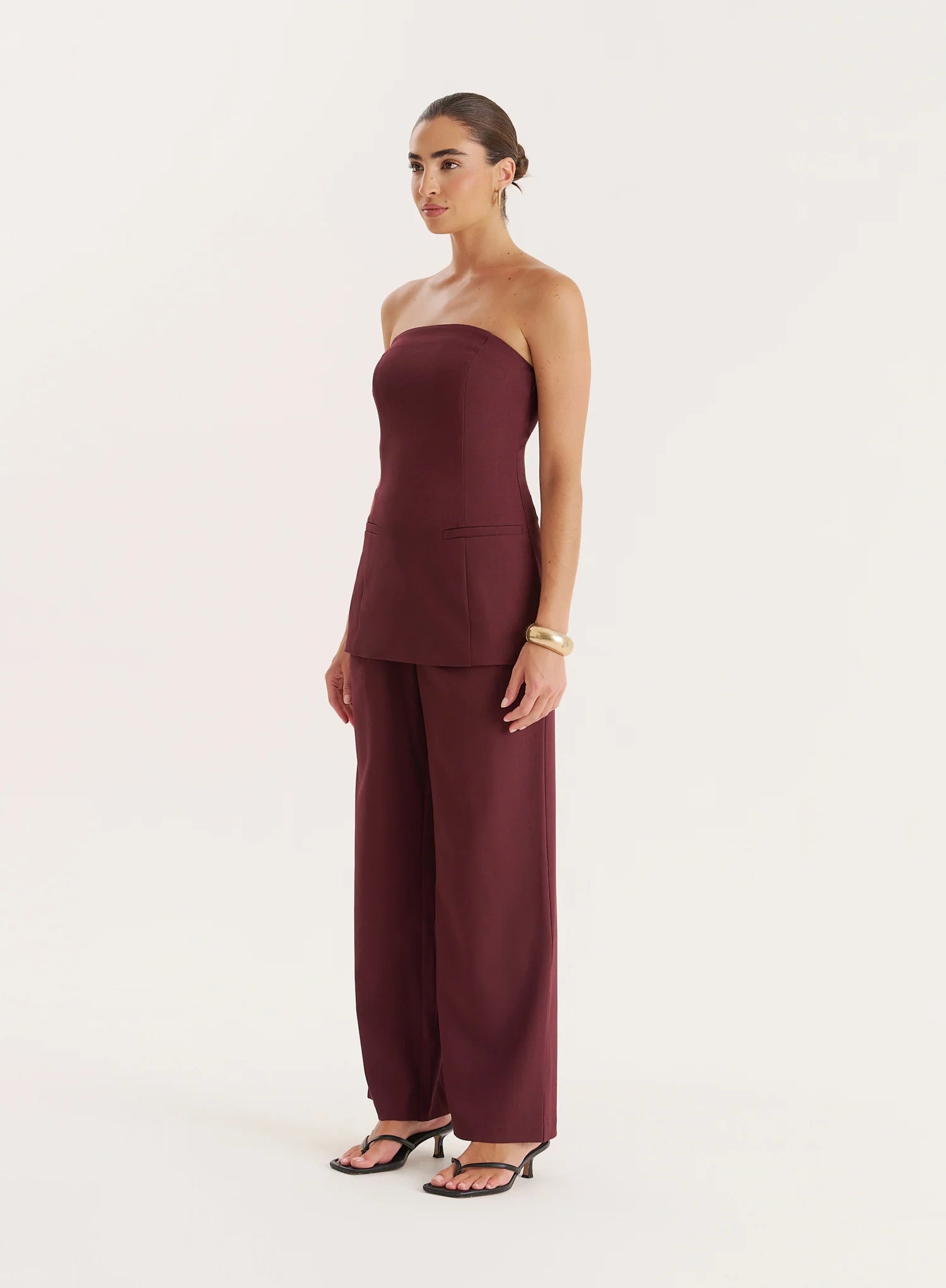 Burgundy Tailored Corset