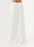 She Means It Maxi Skirt Ivory