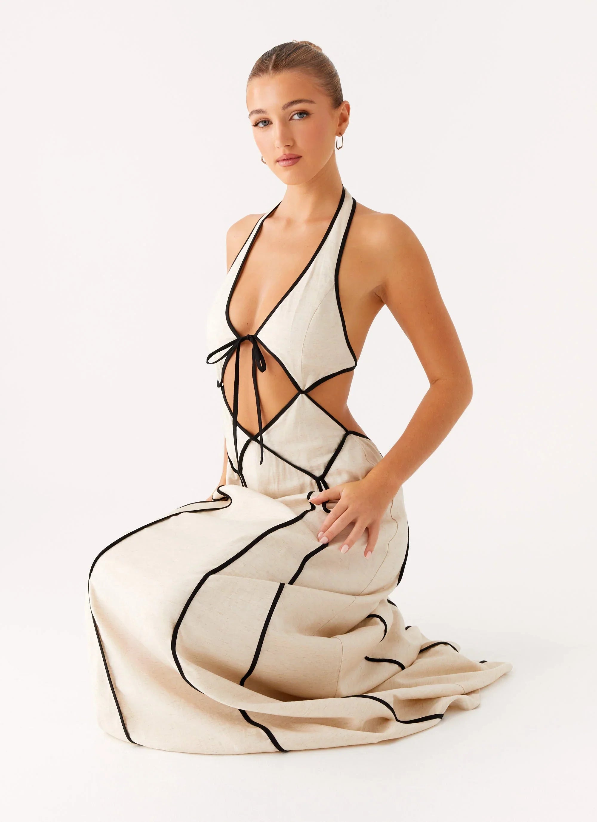 Sonnet Maxi Dress Oatmeal