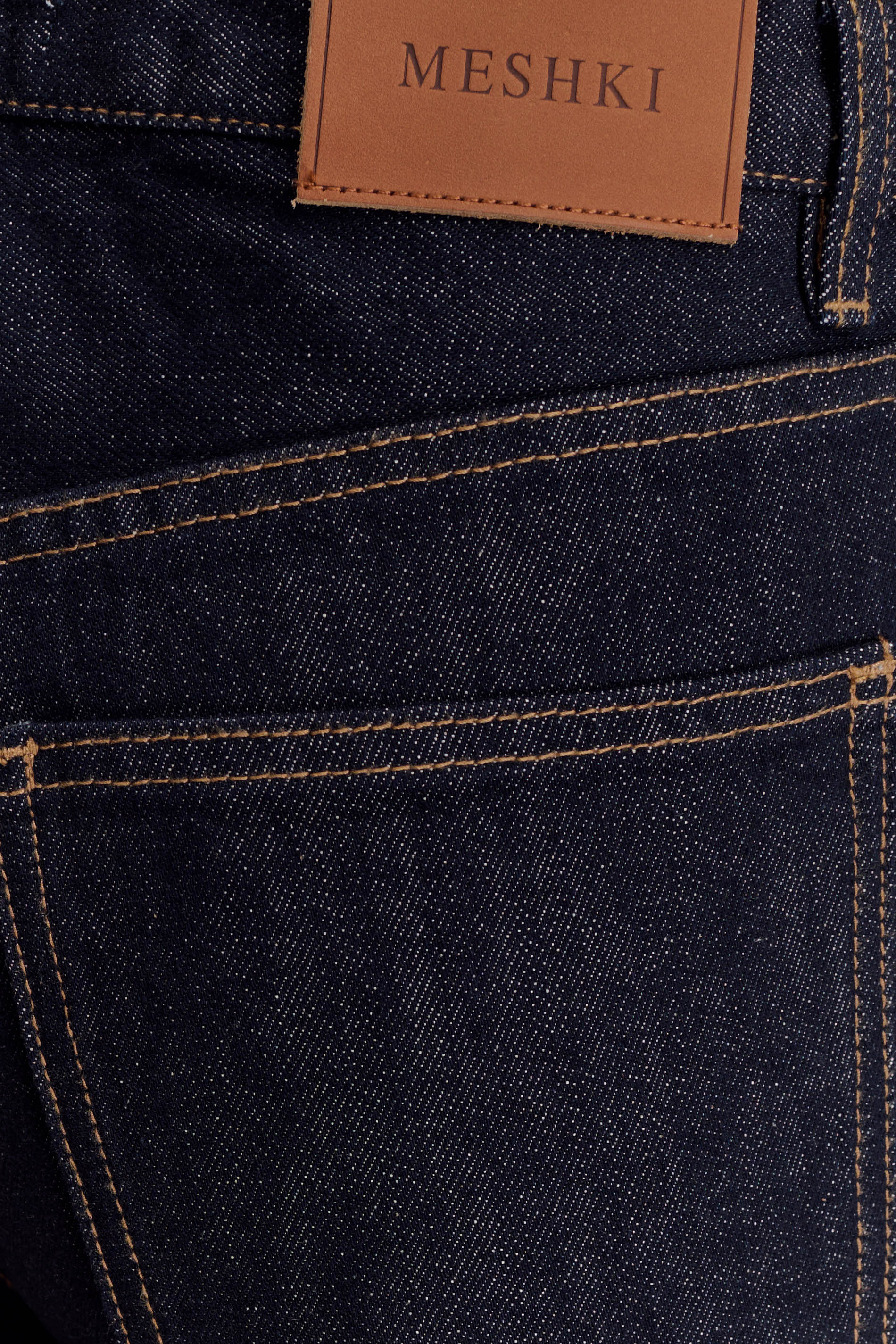 Mannon Mid Rise Denim Jeans Washed Indigo Blue