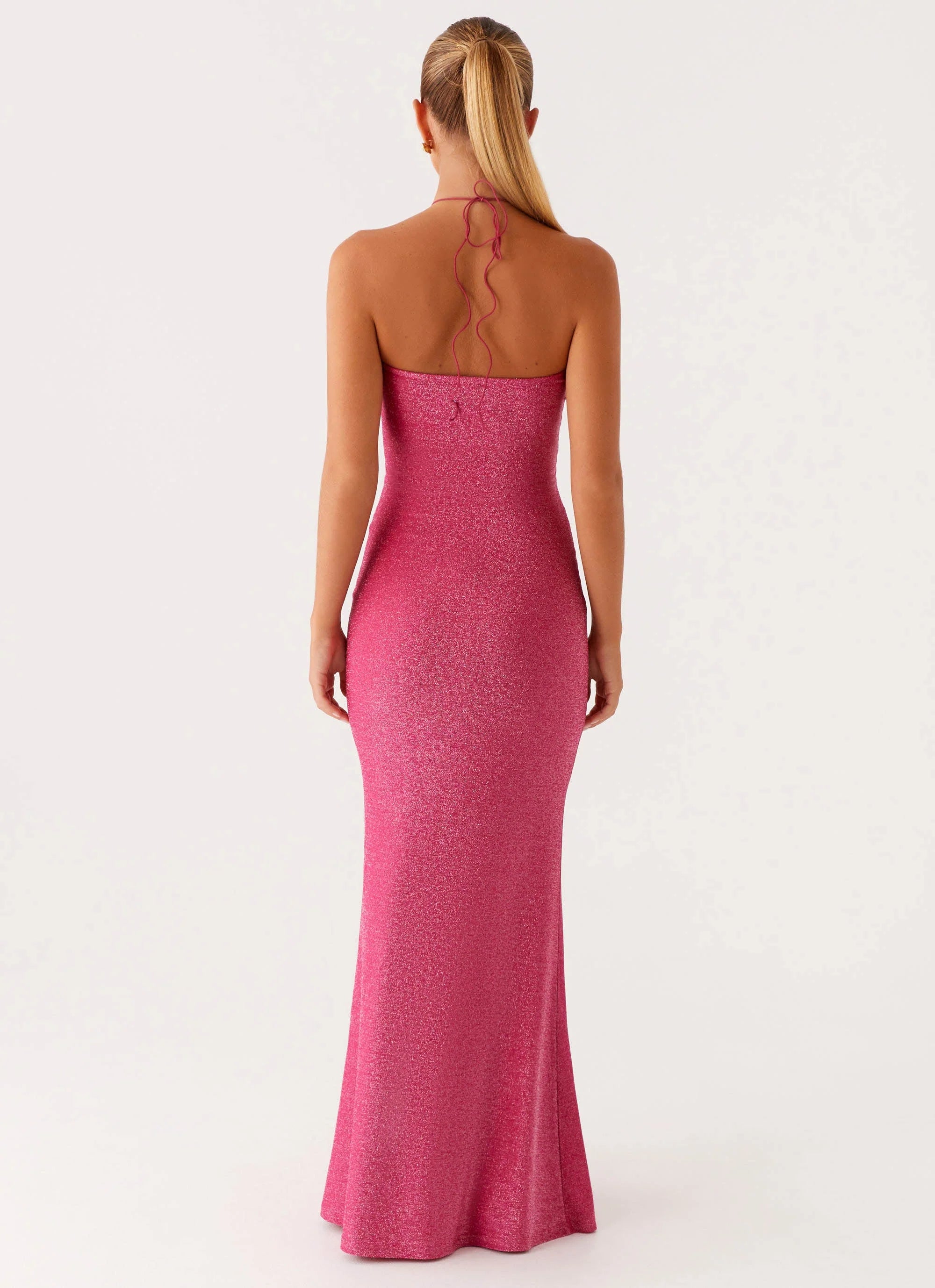 Lorenzo Maxi Dress Raspberry