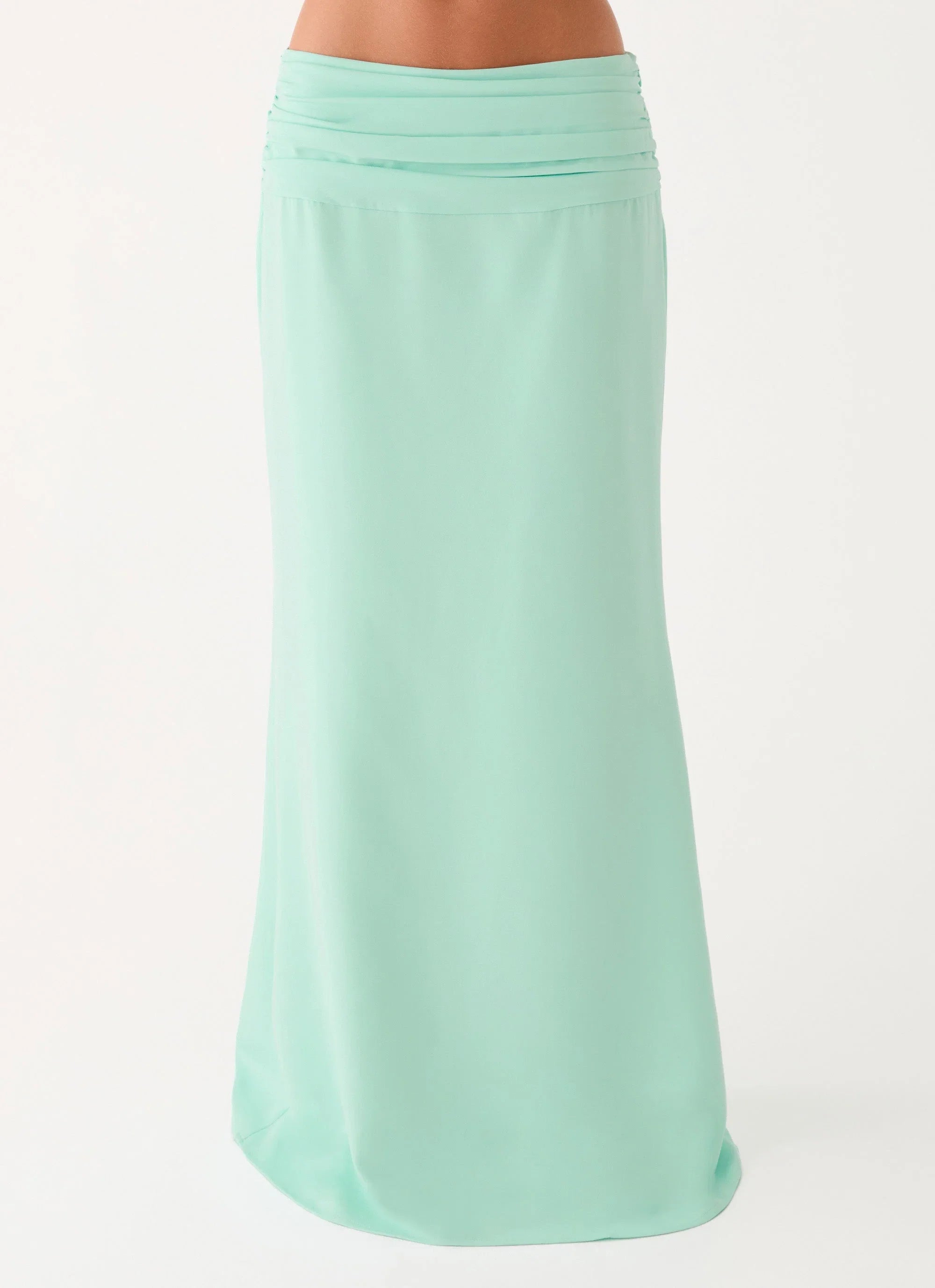 Tillie Maxi Skirt Aqua
