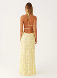Aullie Maxi Dress Yellow