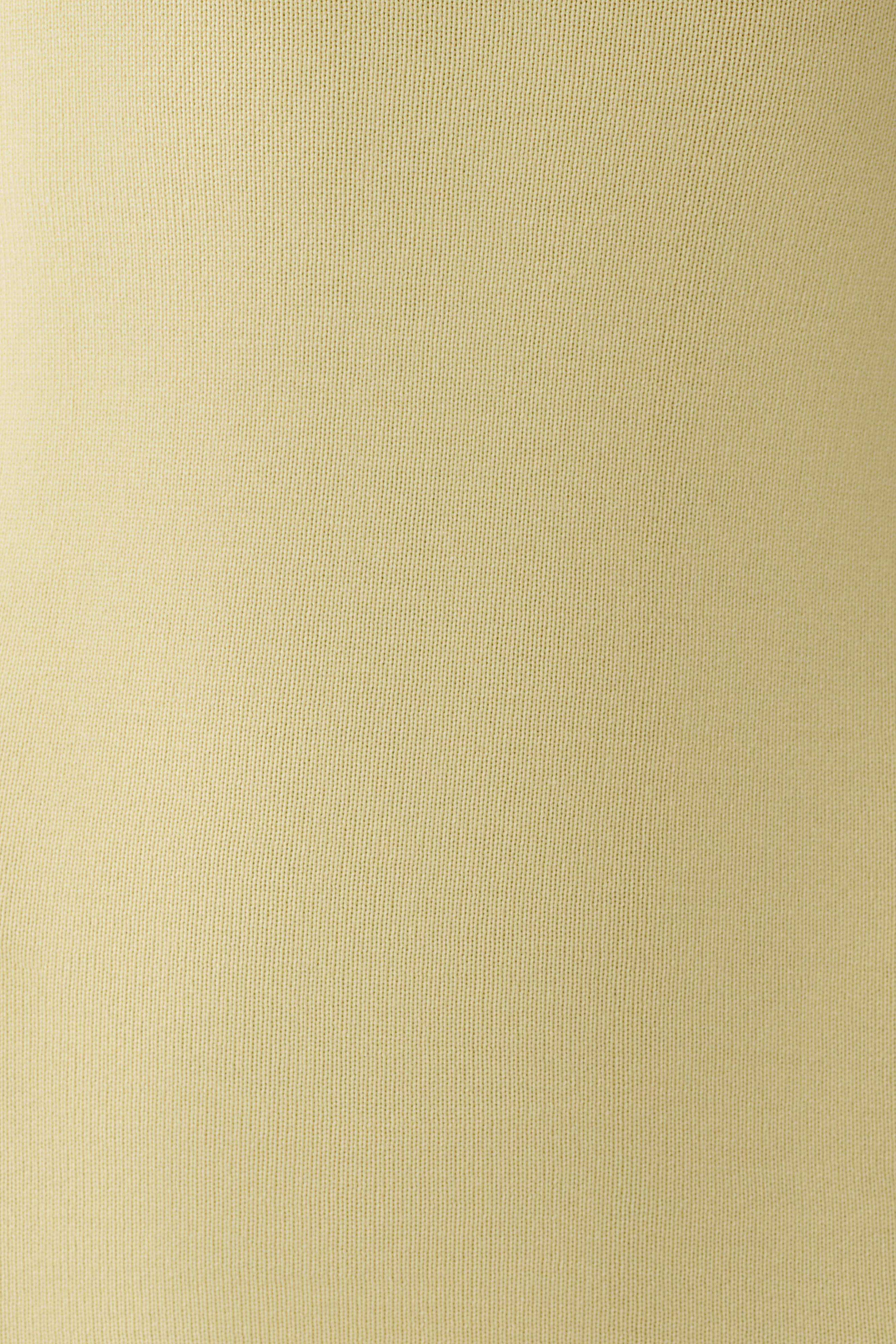 Amilee Scarf Knit Mini Dress Lemon