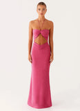 Lorenzo Maxi Dress Raspberry