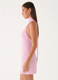 Float Away Mini Dress Pink