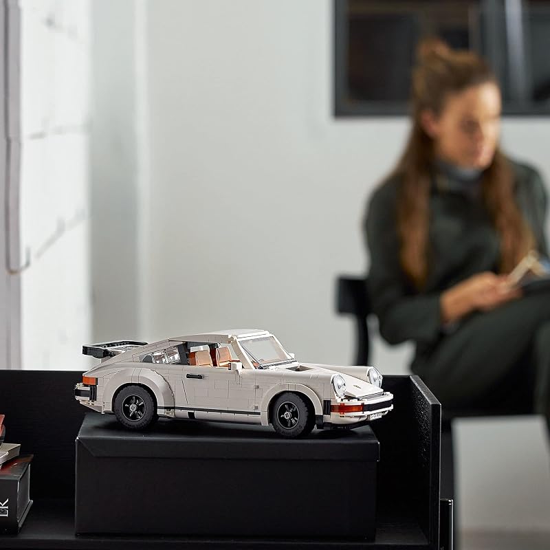 LEGO Icons Porsche 911 10295 Juego de construcción Turbo Targa coleccionable kit de modelo de coche de carreras Porsche 2 en 1 para adultos y adolescentes idea de regalo