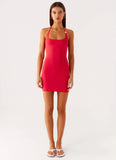Palm Beach Mini Dress Pink
