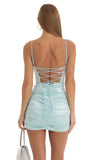 Corset Dress in Blue
