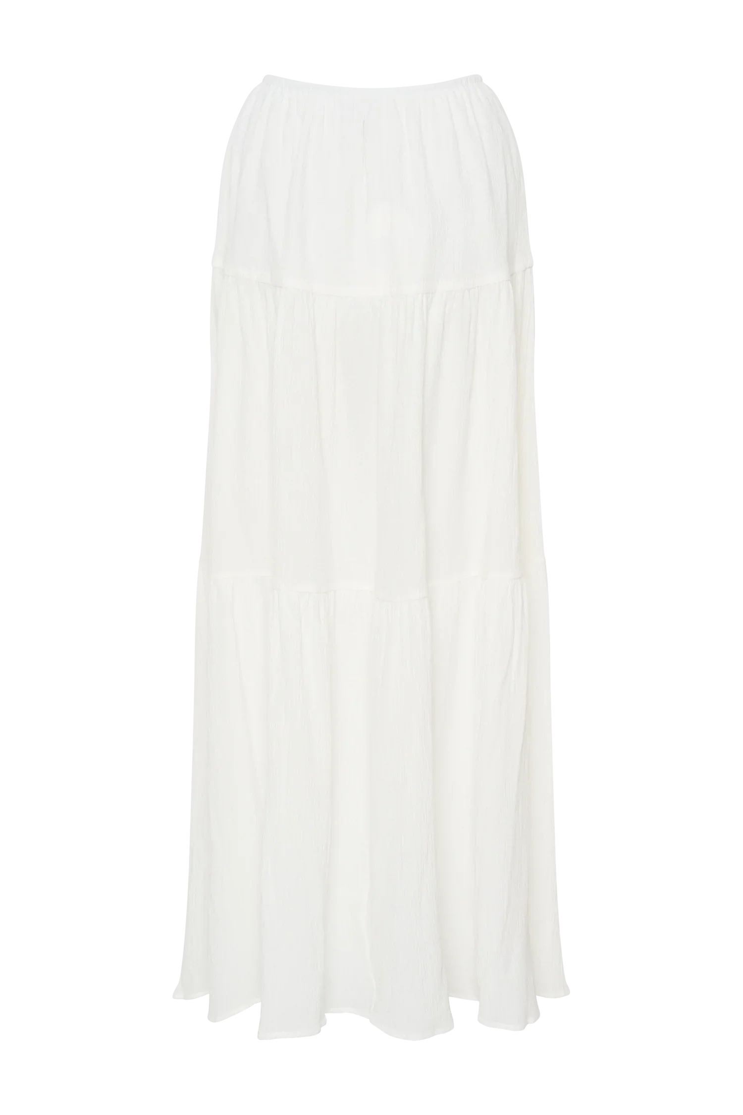 Jacinda Cotton Maxi Skirt White