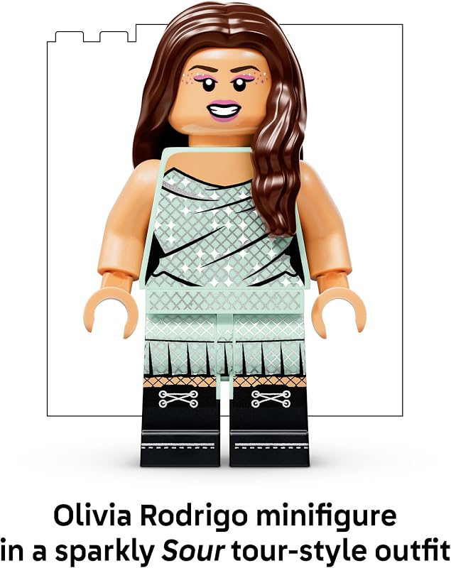 LEGO Editions Olivia Rodrigos Vinyl 43028 Collectible Building Toy for Girls Boys Ages 10 Olivia Rodrigo Minifigure Bedroom Decor 360 pieces Gift for Birthdays