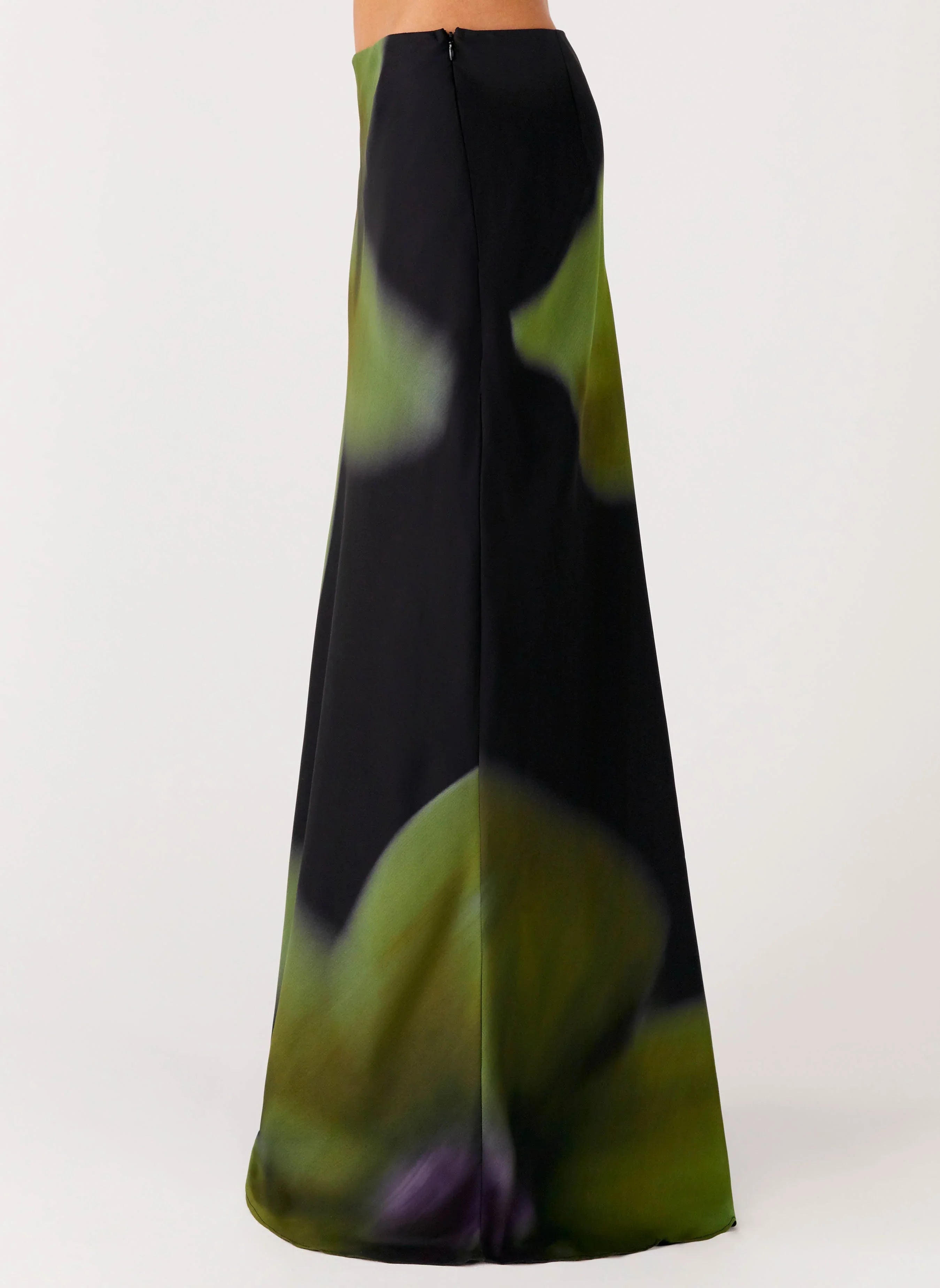 Rosetta Maxi Skirt Lime Flower