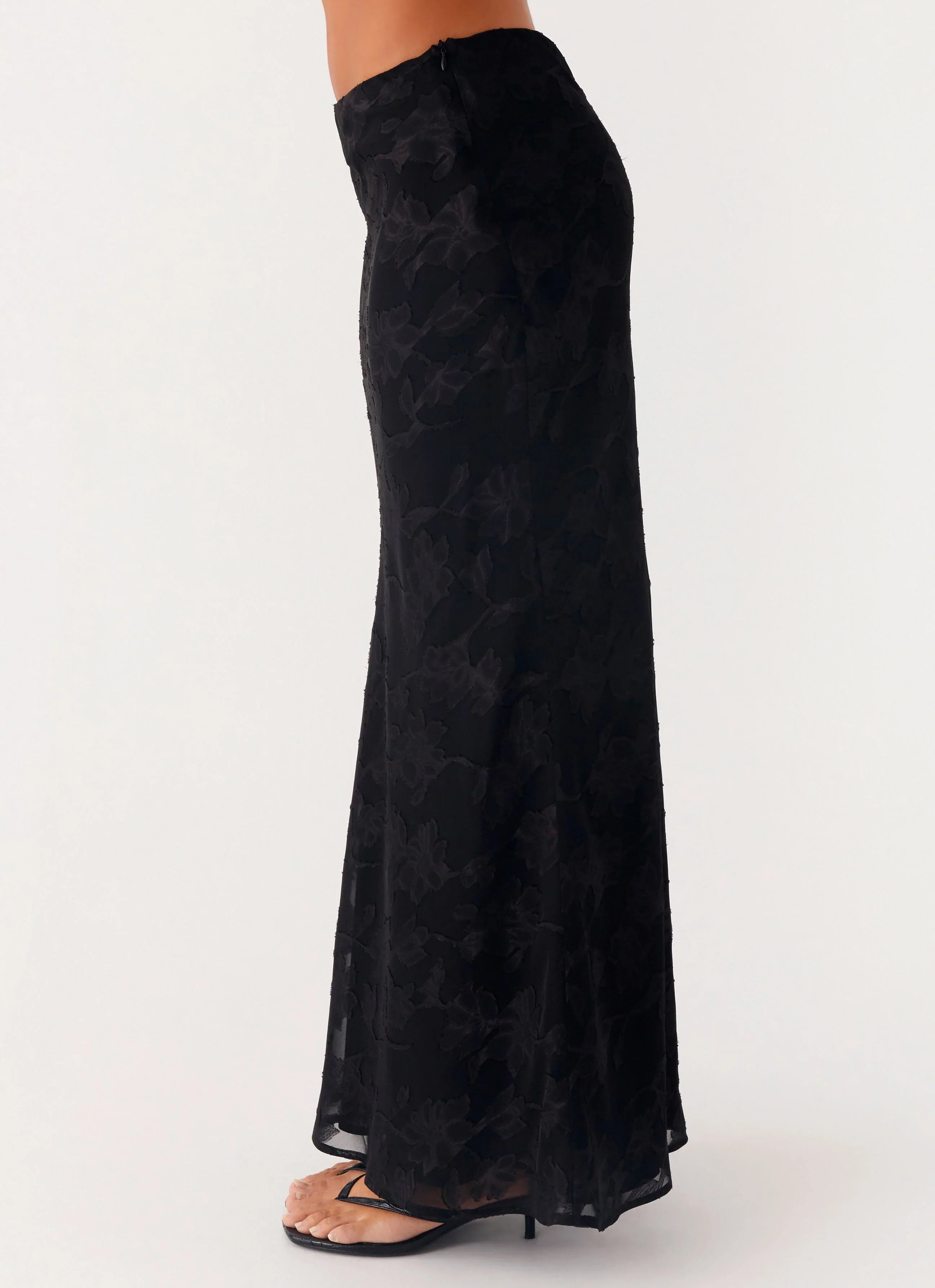 Starlit Maxi Skirt Black