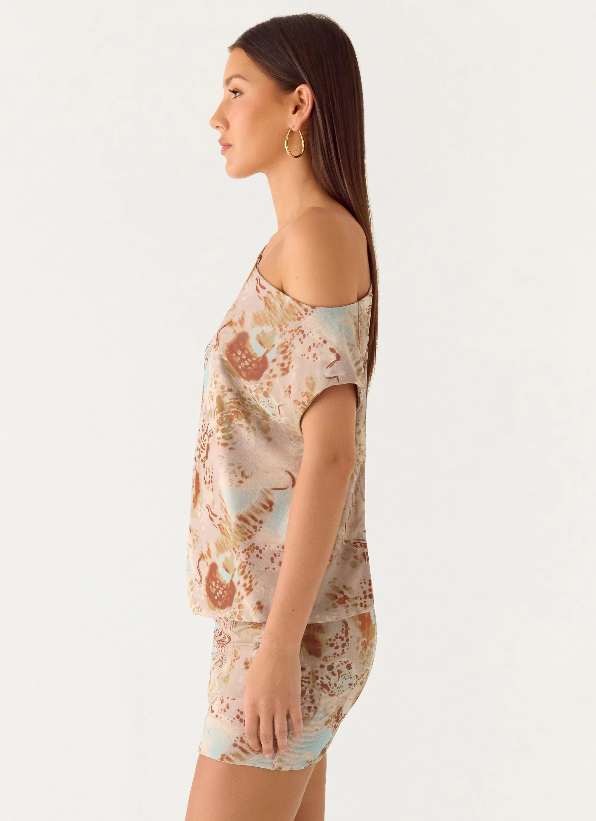 Cinema Mini Dress Desert Blur