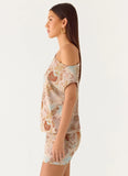 Cinema Mini Dress Desert Blur