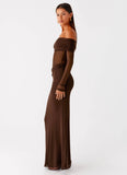 Emery Maxi Dress Chocolate