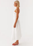 Larnie Midi Dress White