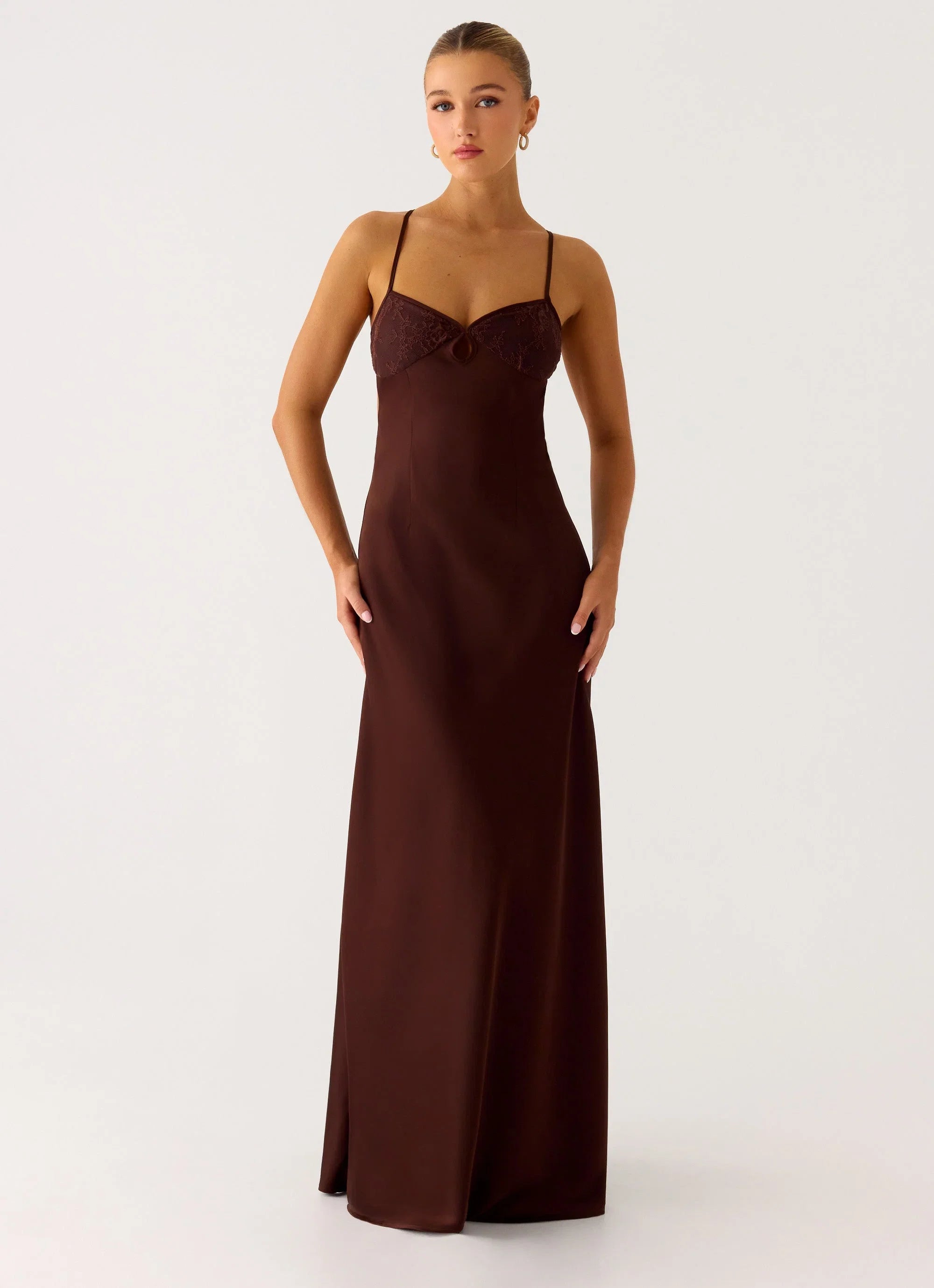 Joanie Maxi Dress Chocolate