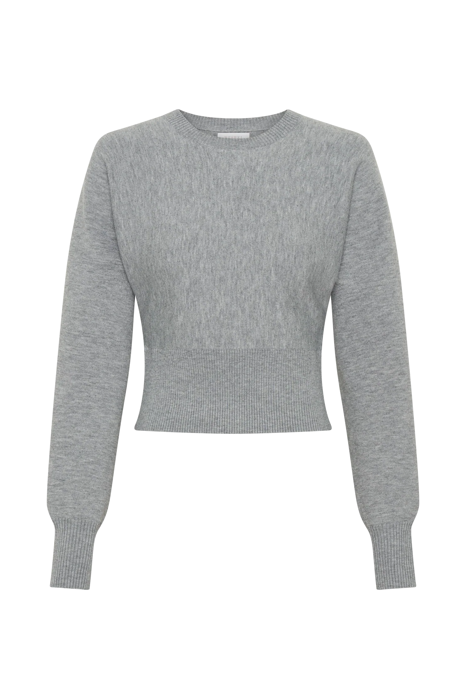 Ciaralee Cinched Waist Jumper Grey Marle