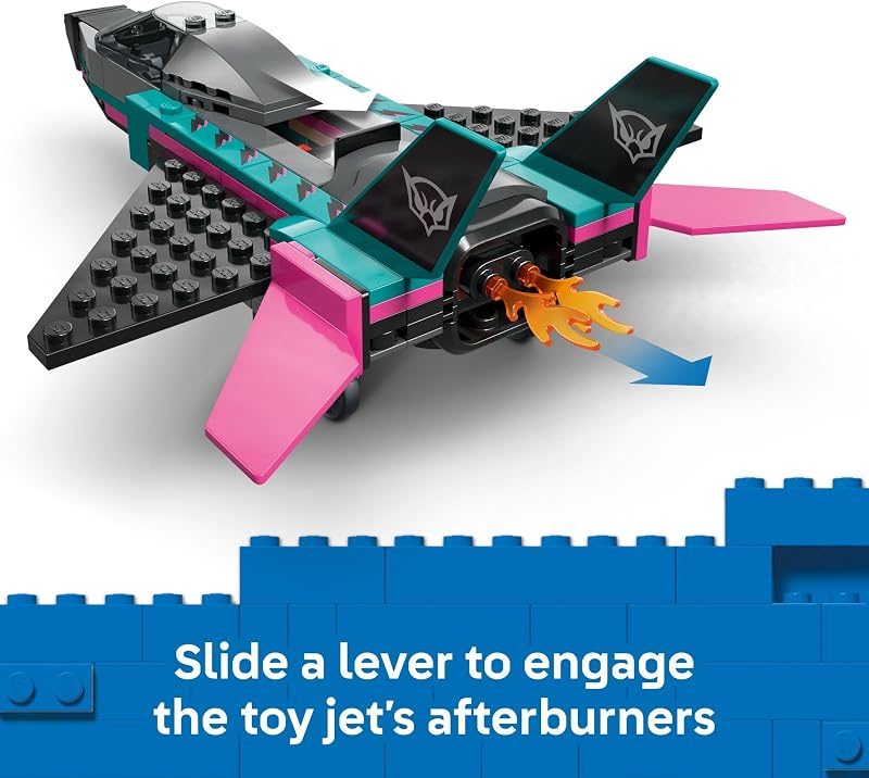 LEGO City Jet vs Car Building Toys for Kids Vehicle Sets for Boys Girls Ages 6 Gift for Birthdays Toy Car Jet W Driver Pilot Minifigures 60489