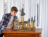 LEGO Harry Potter Hogwarts Castle 71043 Building Set Model Kit with Minifigures Featuring Wand Boats and Spider Figure Gryffindor and Hufflepuff Accessories Collectible for Adults and Teens