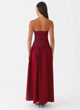 Carmel Maxi Dress Merlot